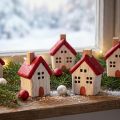 Christmas house wooden