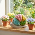 Decorative snail decorative figure ceramic color 19cmx8.5cmx14.5cm | Floristik24.ie