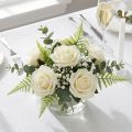 Foam Rose Ø6cm Cream 27 pcs | Floristik24.ie