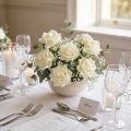 Foam Rose Ø7.5cm Cream 18 pcs | Floristik24.ie