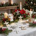 Scatter decoration angel wood Christmas angel 4cm assorted 72 pcs | Floristik24.ie