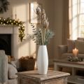 Thistle branch artificially iced brown card thistle with 3 heads 90cm | Floristik24.ie