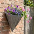 Hanging pot gray Flower pot for hanging wall light 30×17cm | Floristik24.ie