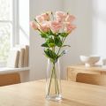 Artificial flowers Eustoma Lisianthus pink 52cm 5 pcs | Floristik24.ie