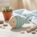 Wooden fish Decorative fish for marine centre pieces Light blue 18×10cm | Floristik24.ie