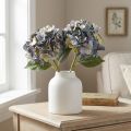 Artificial flowers in blue hydrangea large Ø15cm L58cm 2pcs | Floristik24.ie
