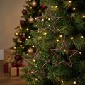 Decorative Stars Christmas Tree Berry Glitter Purple Ø12cm 12 Pieces | Floristik24.ie