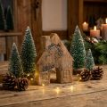 Wooden house decoration Christmas house wooden house decoration wooden stand H10cm | Floristik24.ie