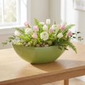 Decorative bowl light green 55.5cm x 14cm H17.5cm 1 pc | Floristik24.ie