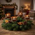 Tealight holder for sticking rust Ø5.2cm H10.5cm 4pcs | Floristik24.ie