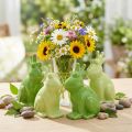 Ceramic frog decoration figure, frog prince summer decoration 10.5×5.5×7cm 4pcs | Floristik24.ie