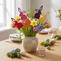 Easter bunny wooden flower plugs Easter bunnies 30,5cm 18 pcs | Floristik24.ie