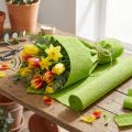 Florist crepe paper grass green 50x250cm | Floristik24.ie