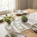 Glass cubes clear 12cm x 12cm x 12cm 6pcs | Floristik24.ie