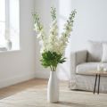 Delphinium White Artificial Delphinium Silk Flowers Artificial Flowers 3pcs | Floristik24.ie