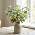 Dill artificial white 49cm 6 pcs | Floristik24.ie