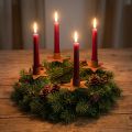 Candle decoration star candle holder for sticking rust Ø5cm 4pcs | Floristik24.ie