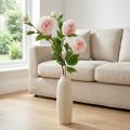 Silk flower peony artificial light pink, white 135cm | Floristik24.ie