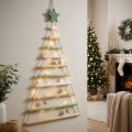 Hanging decoration Christmas Christmas tree star wood H59cm | Floristik24.ie
