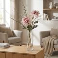 Artificial Chrysanthemums Pink Mauve Ø13cm L72cm 2pcs | Floristik24.ie