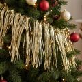 Tinsel light gold tinsel curtain decoration gold 90×200cm | Floristik24.ie