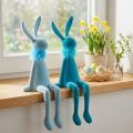 Decorative Bunny Cute Easter Decoration Shelf Sitter for Windowsill 36cm 2pcs | Floristik24.ie