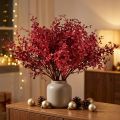 Eucalyptus bush red artificial plant eucalyptus 28cm 3pcs | Floristik24.ie