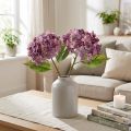Artificial Hydrangeas Purple Artificial Flowers Hydrangea 34cm 2pcs | Floristik24.ie