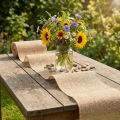 Natural jute ribbon, 15cm wide, 40m long | Floristik24.ie