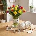 Felt Cord Flausch Mirabell 25m White | Floristik24.ie