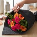 Florist crepe paper black 50x250cm | Floristik24.ie