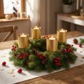Candle holder for sticking gold tealight holder metal Ø5cm 4 pcs | Floristik24.ie