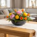 Decorative bowl round plastic arrangement base Ø29.5cm | Floristik24.ie