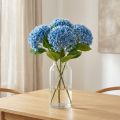 Artificial Flowers Decoration Hydrangea Artificial Blue 69cm | Floristik24.ie