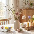 Honeycomb Easter bunny decoration for hanging 7×4.5×6cm 5pcs | Floristik24.ie