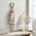 Fish made of mango wood for hanging Shabby Chic 19.5/15.5/10cm | Floristik24.ie