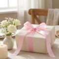 Gift and decoration ribbon 25mm x 50m light pink | Floristik24.ie