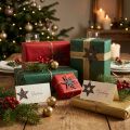 Deco wood stars purple poinsettias self-adhesive 4cm mix 36pcs | Floristik24.ie