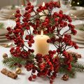 Berry wreath red artificial plants red Christmas Ø20cm | Floristik24.ie