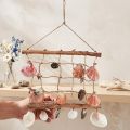 Hanging decoration maritime fishing net decoration shells 50x32cm | Floristik24.ie