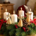 Advent decoration angel decoration flower plug 5×11cm 12 pcs | Floristik24.ie