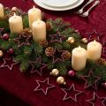 Decoration Star Berry Glitter Table Decoration Christmas 4.5cm 120 pcs | Floristik24.ie