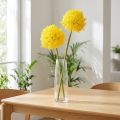 Allium Yellow Flower Ornamental Onion Artificial 80cm Ø14.5cm 2pcs | Floristik24.ie