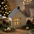 Metal Light House Lantern Decoration 16cm | Floristik24.ie
