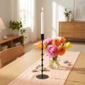 Stick candle holder metal candlestick black H30cm | Floristik24.ie