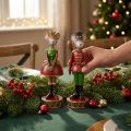 Christmas mouse decoration figures 14.5cm red-green 2 pieces | Floristik24.ie