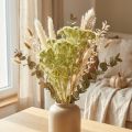Dry decoration wild thistle light green 85g | Floristik24.ie