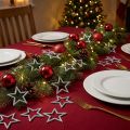 Decorative Stars Silver Glitter Christmas Stars 4.5cm 120 pcs | Floristik24.ie