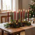 Antique candle holder for 10 candles gold 46×46cm H16.5cm | Floristik24.ie