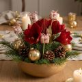 Flower Stick Christmas Gift Package Decoration 2.5cm 15 Pcs | Floristik24.ie
